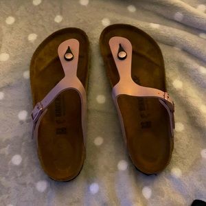 Light pink Birkenstock sandals